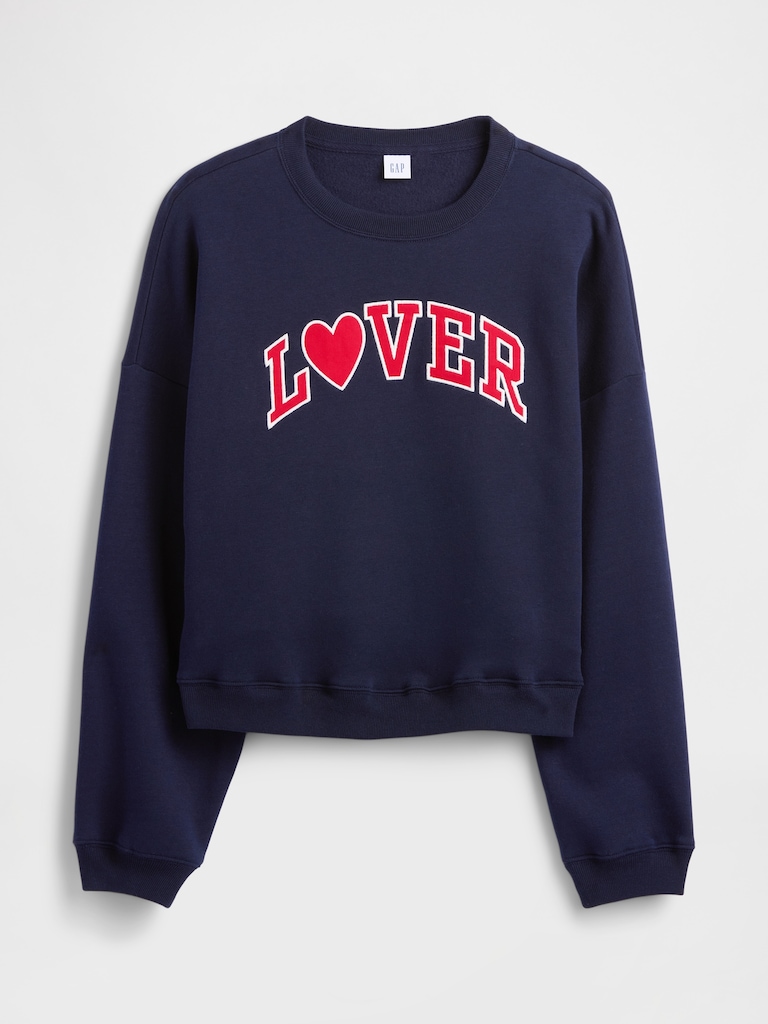 Oversized Holiday Graphic Sweatshirt