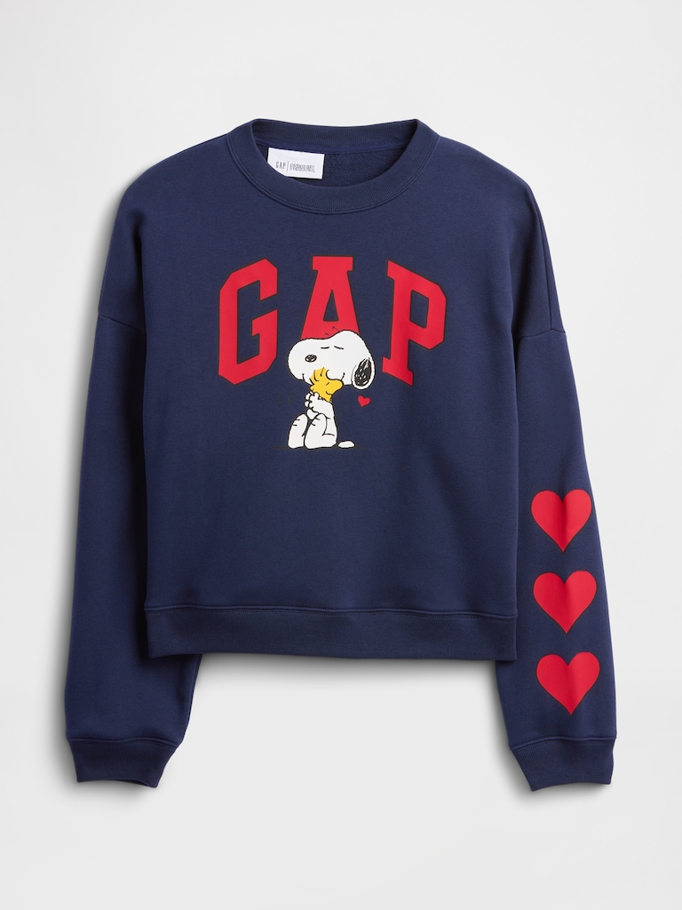 Peanuts Oversized Wedge Gap Logo Sweatshirt