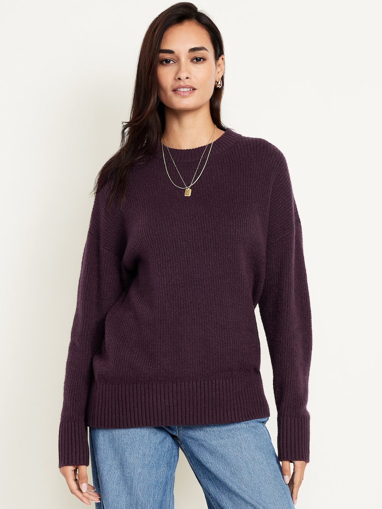 SoSoft Crew-Neck Tunic Sweater