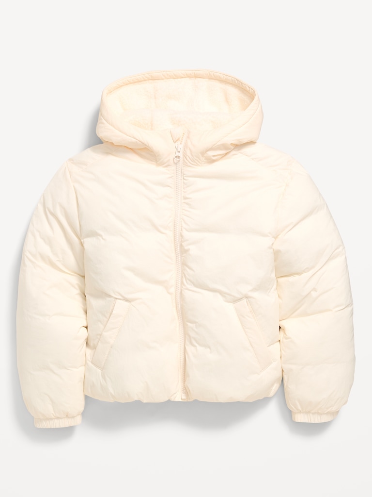 Water-Resistant Puffer Jacket for Girls