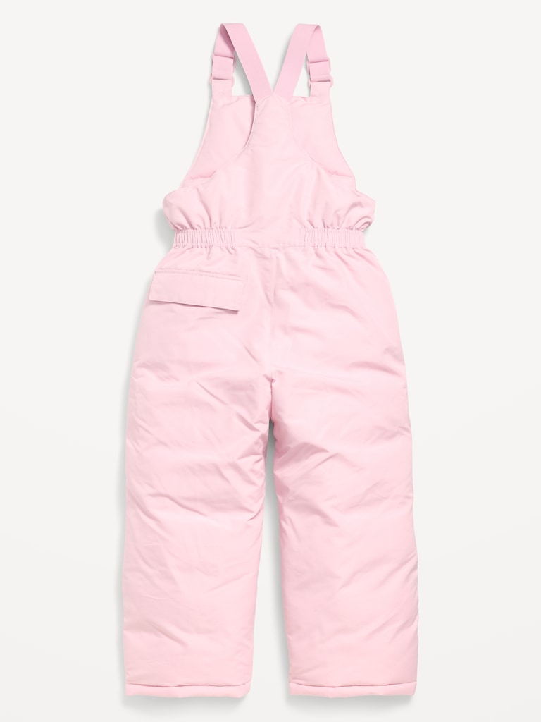 Water-Resistant Snow-Bib Overalls for Girls