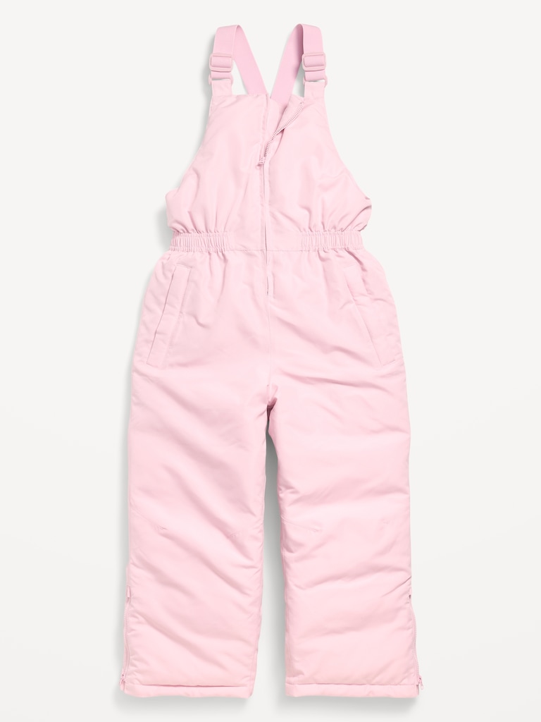 Water-Resistant Snow-Bib Overalls for Girls