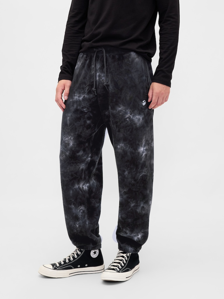 Gap × Disney Tim Burton’s The Nightmare Before Christmas Heavyweight Skull Baggy Joggers