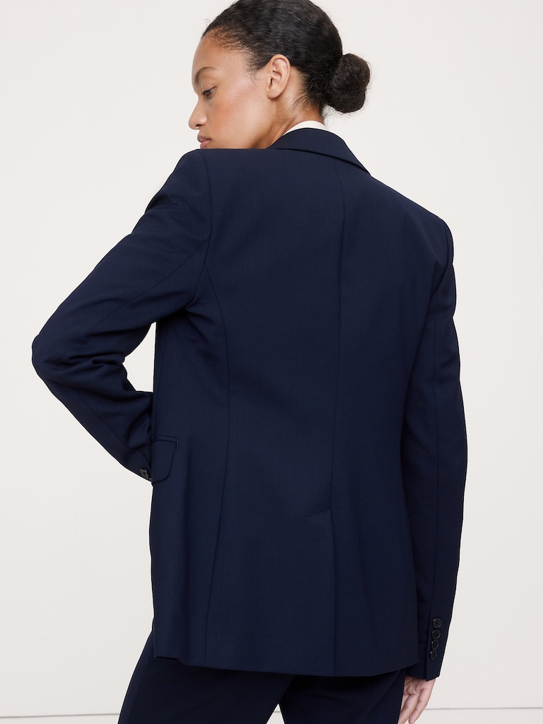 Slim Italian Wool Blazer