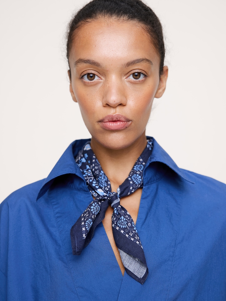 Long-Sleeve Popover Tunic