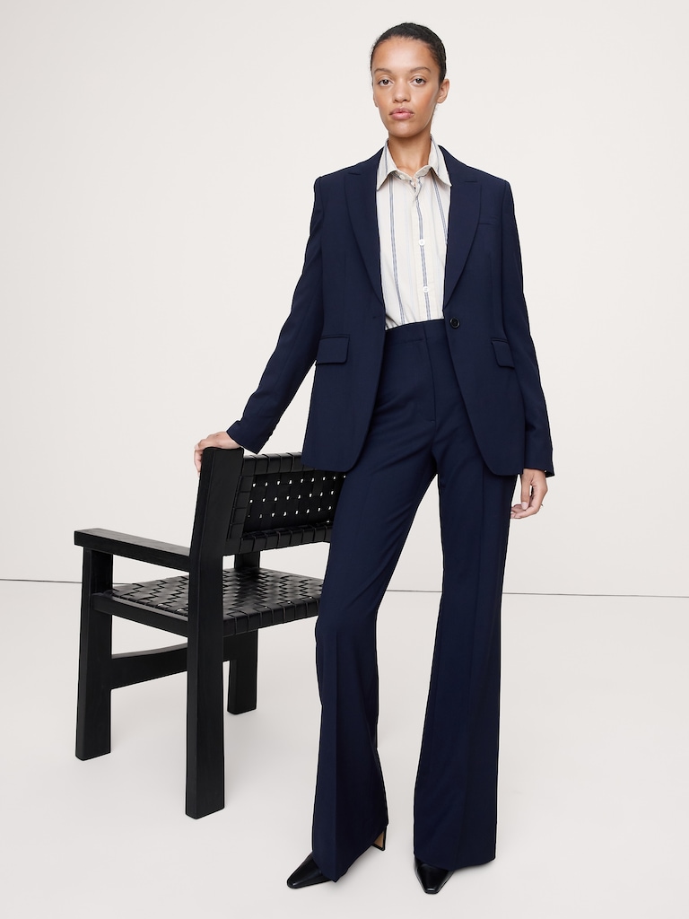 Slim Italian Wool Blazer