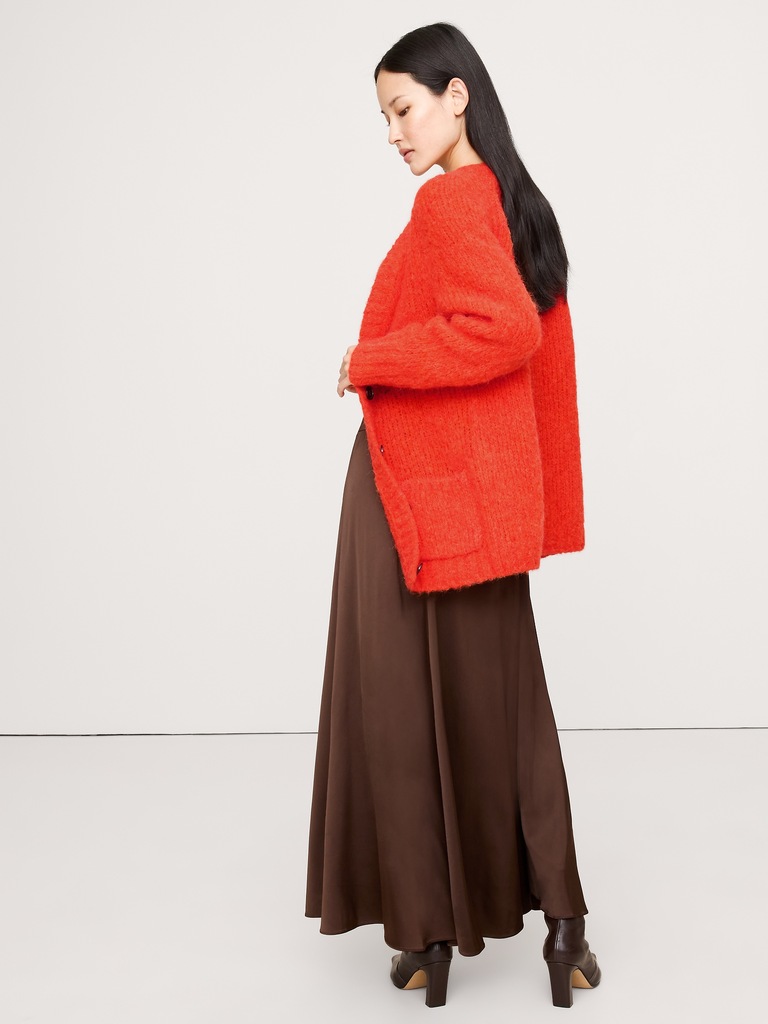 Italian Alpaca-Blend Cardigan