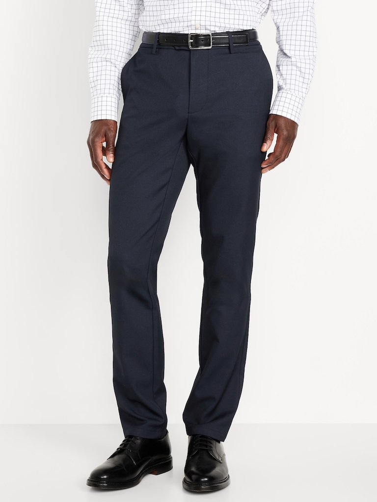 Slim-Fit Twill Dress Pants
