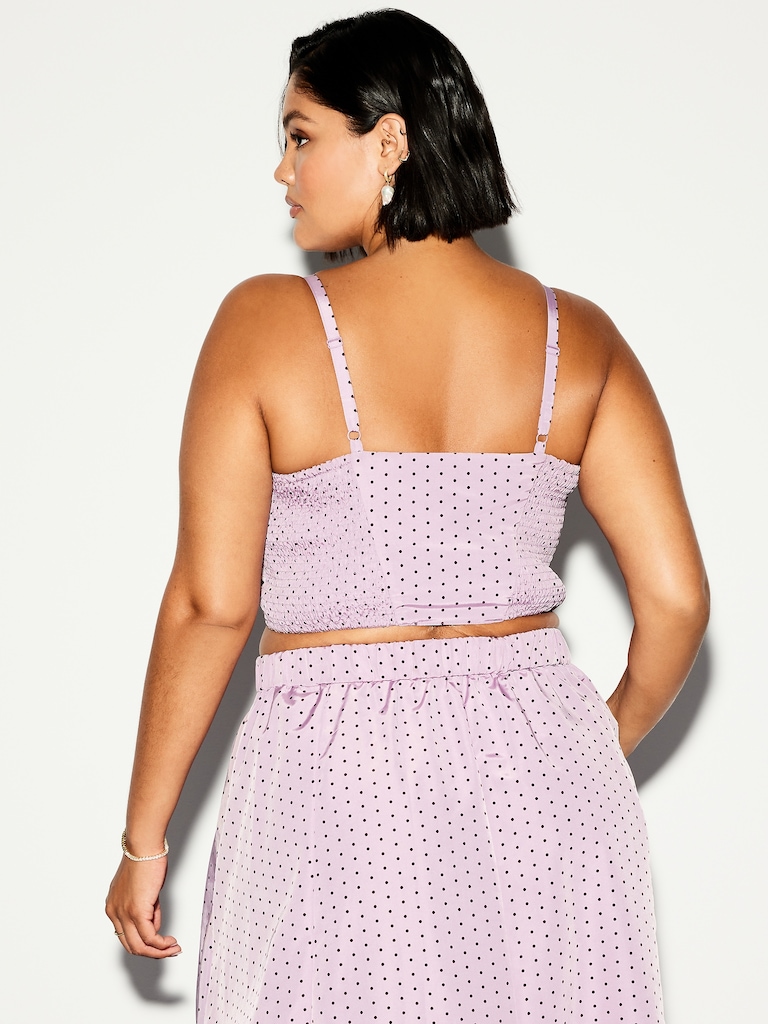 The Occasion by Old Navy Taffeta Cropped Tank Top