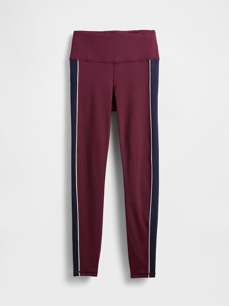 GapFit High Rise Power Full Length Stripe Leggings