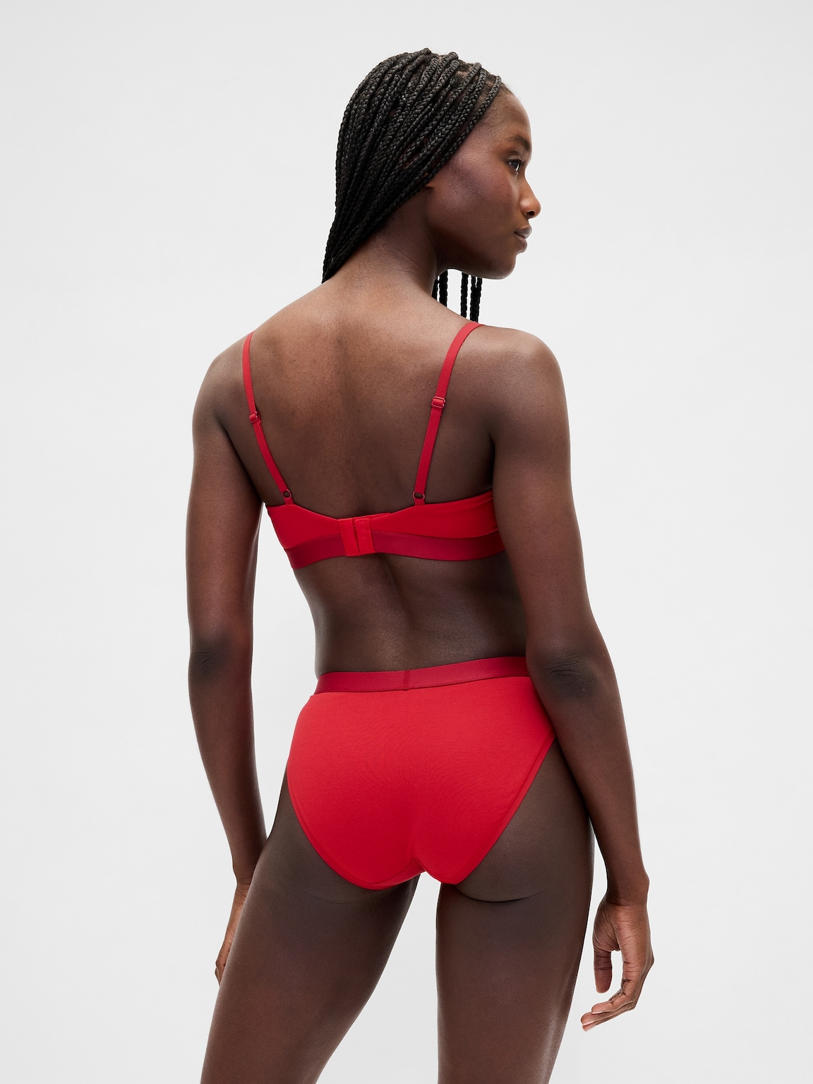 Organic Stretch Cotton Logo Bikini