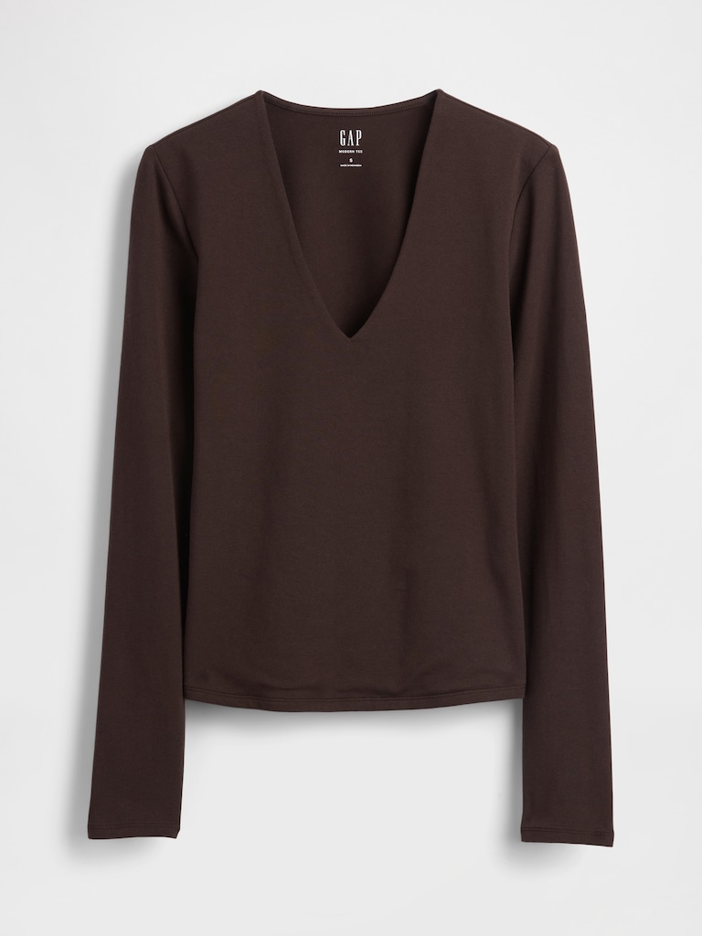 CloseKnit Jersey V-Neck T-Shirt