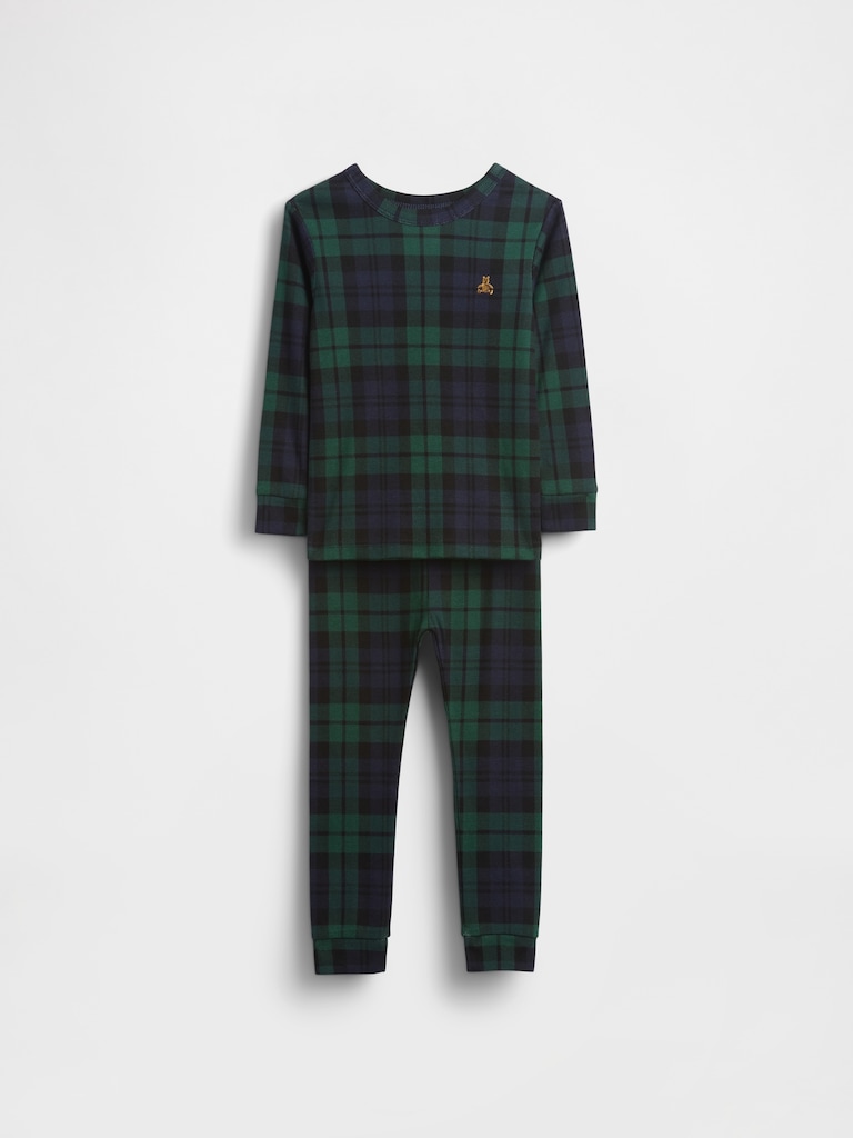 Kids & Baby Organic Brushed Cotton Holiday PJ Set