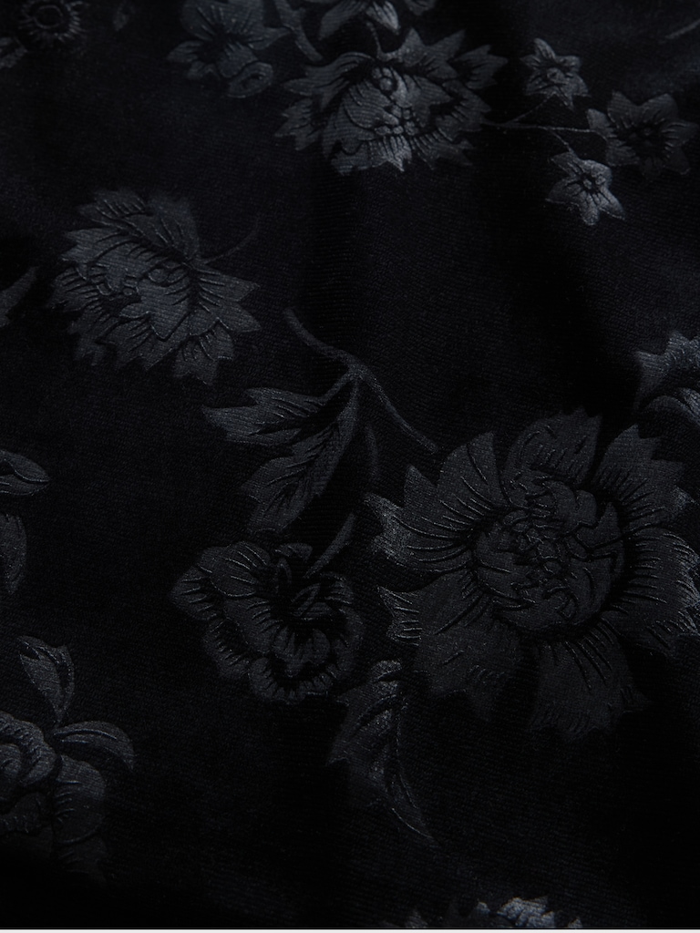 Velvet Square-Neck Maxi Dress