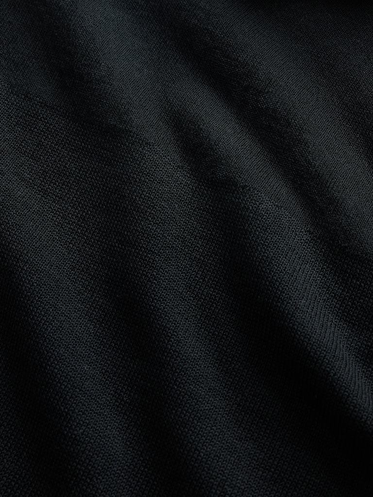 Sheer Turtleneck Maxi Sweater Dress