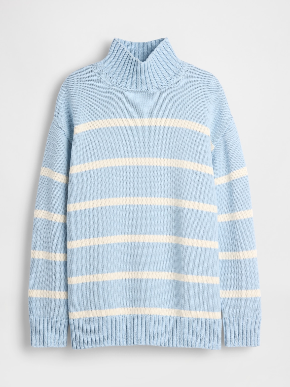 100% Cotton Oversized Mockneck Sweater