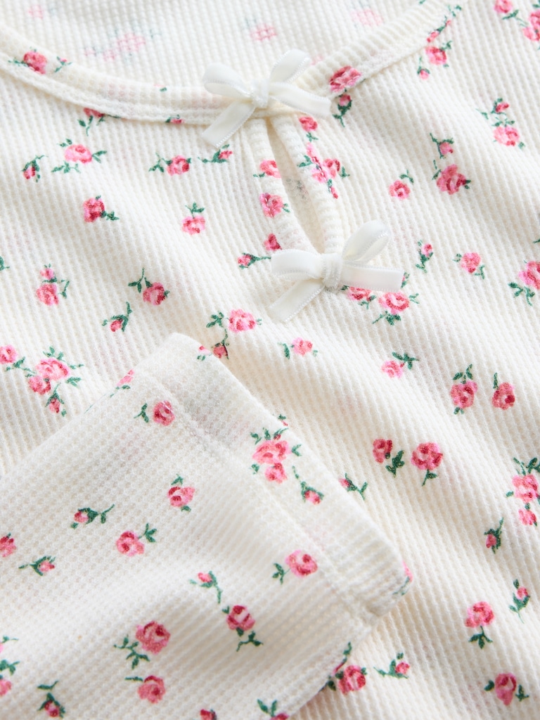 Kids Waffle-Knit Top