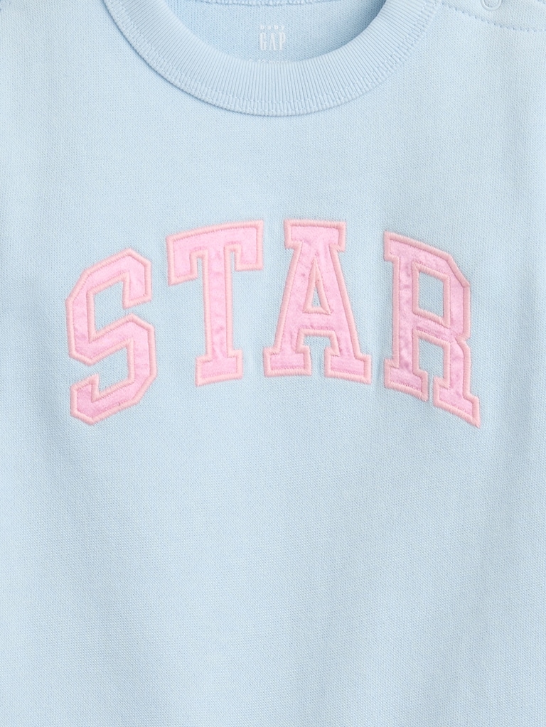 Gap × Sandy Liang Baby VintageSoft Logo One-Piece