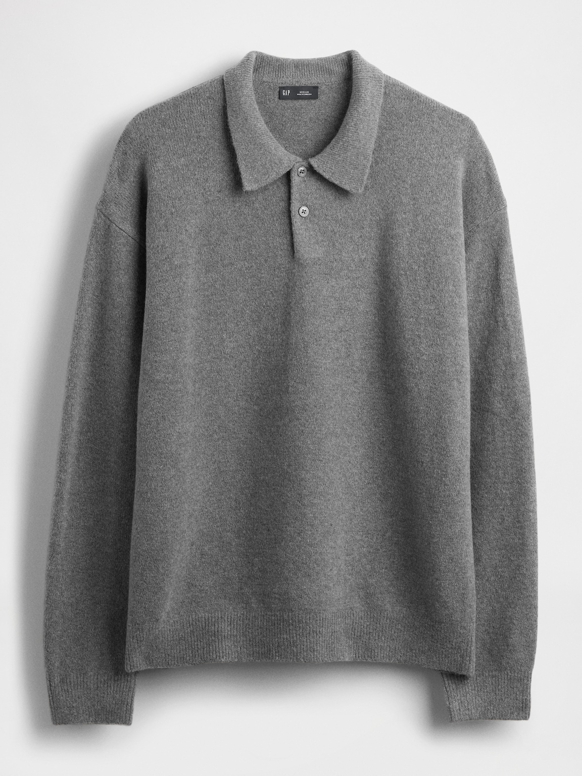 CashSoft Relaxed Polo Sweater