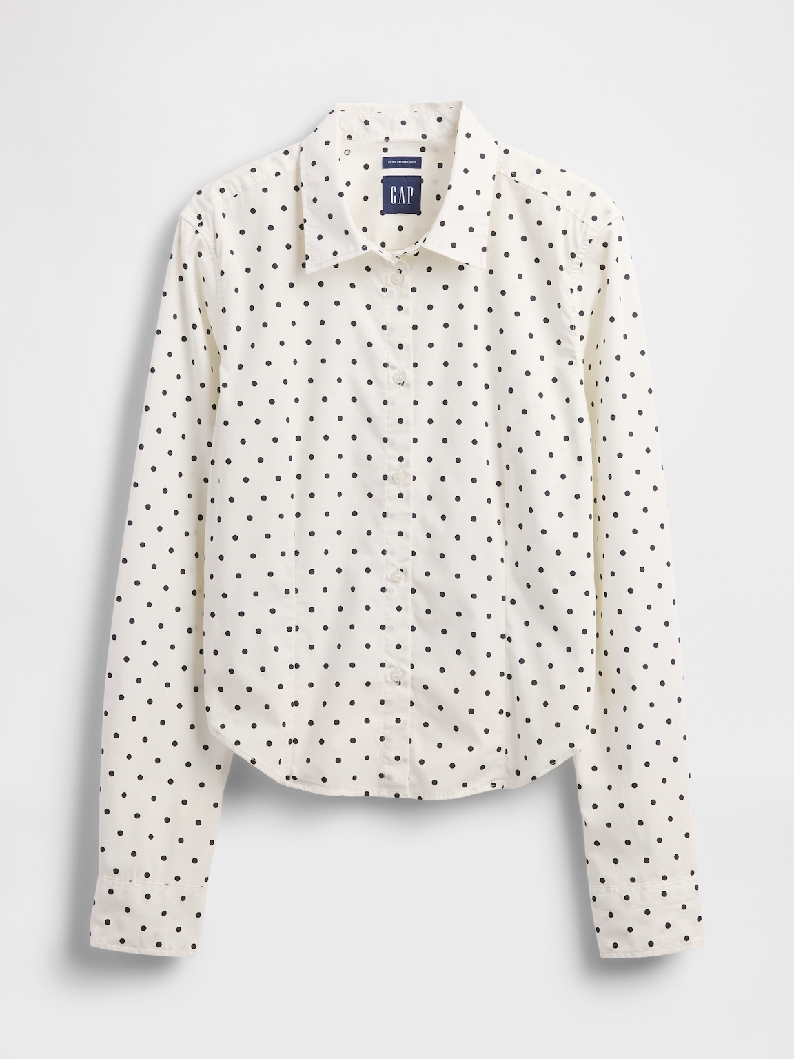 Organic Cotton Fitted Crop Shirt