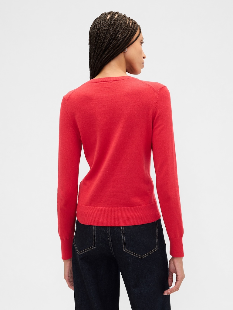 Crewneck Cardigan