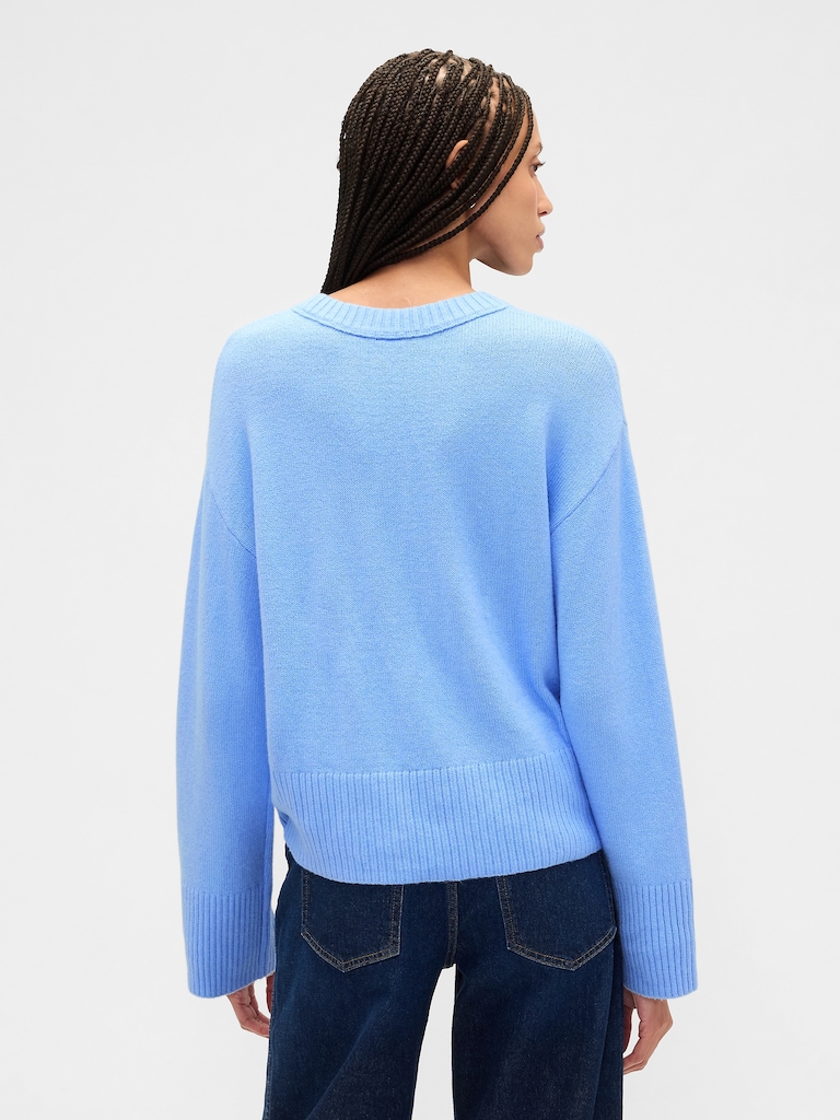 CashSoft Relaxed Crewneck Sweater