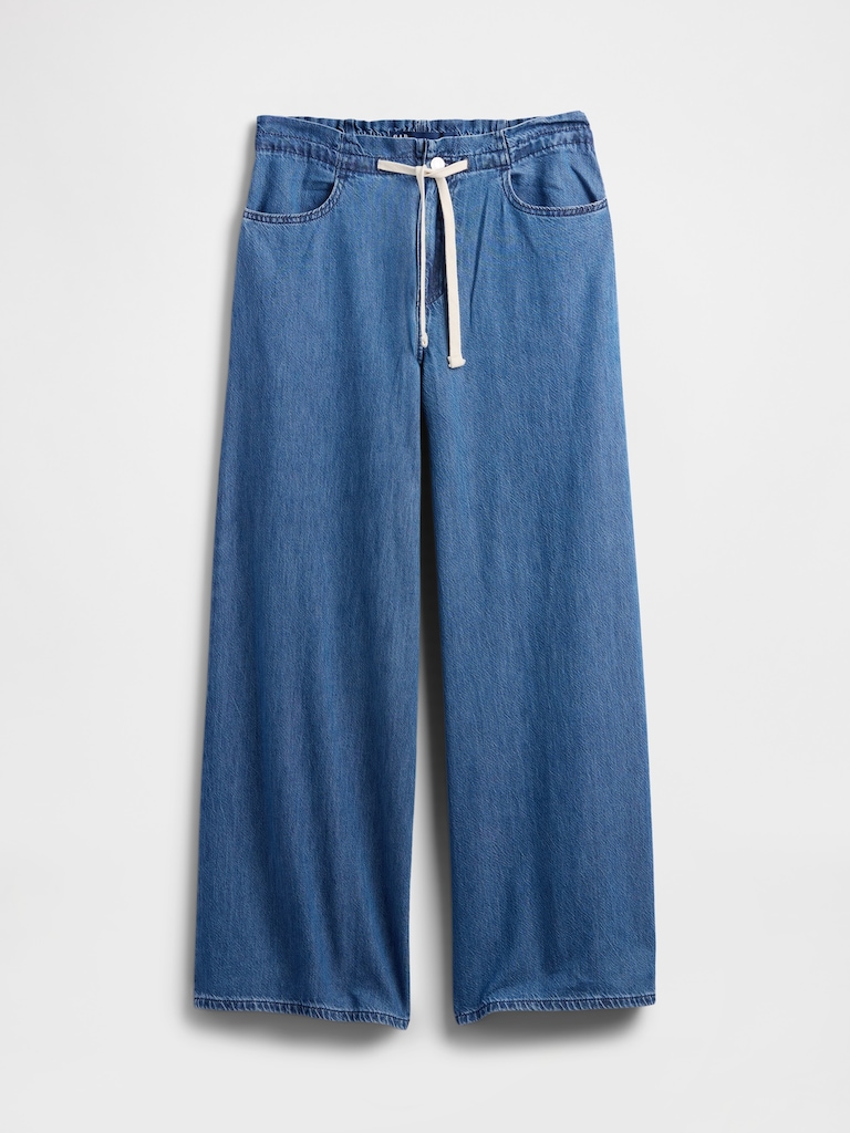 High Rise SuperLight Pull-On Baggy Jeans
