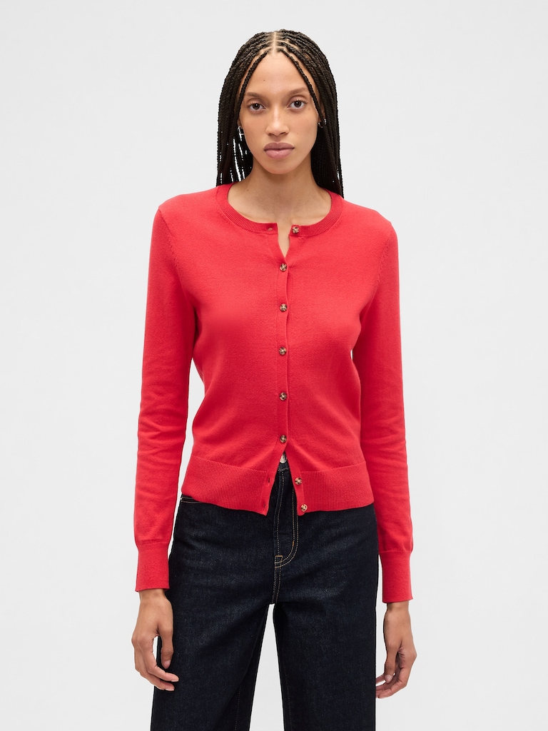 Crewneck Cardigan