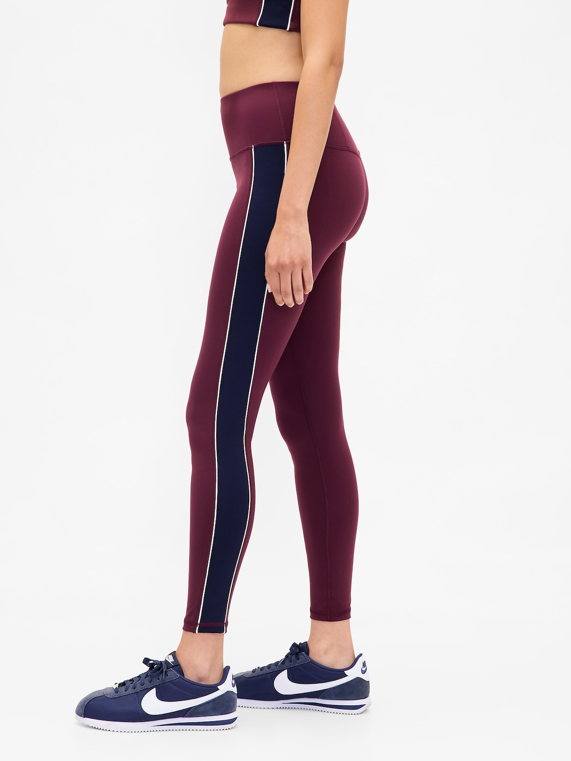 GapFit High Rise Power Full Length Stripe Leggings