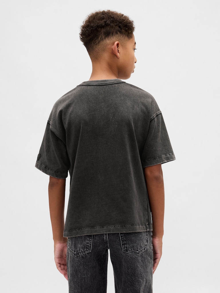 Gap × Disney Tim Burton’s The Nightmare Before Christmas Kids Skull T-Shirt