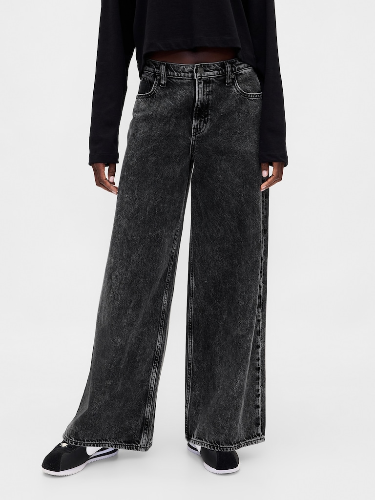 Mid Rise UltraSoft Baggy Jeans