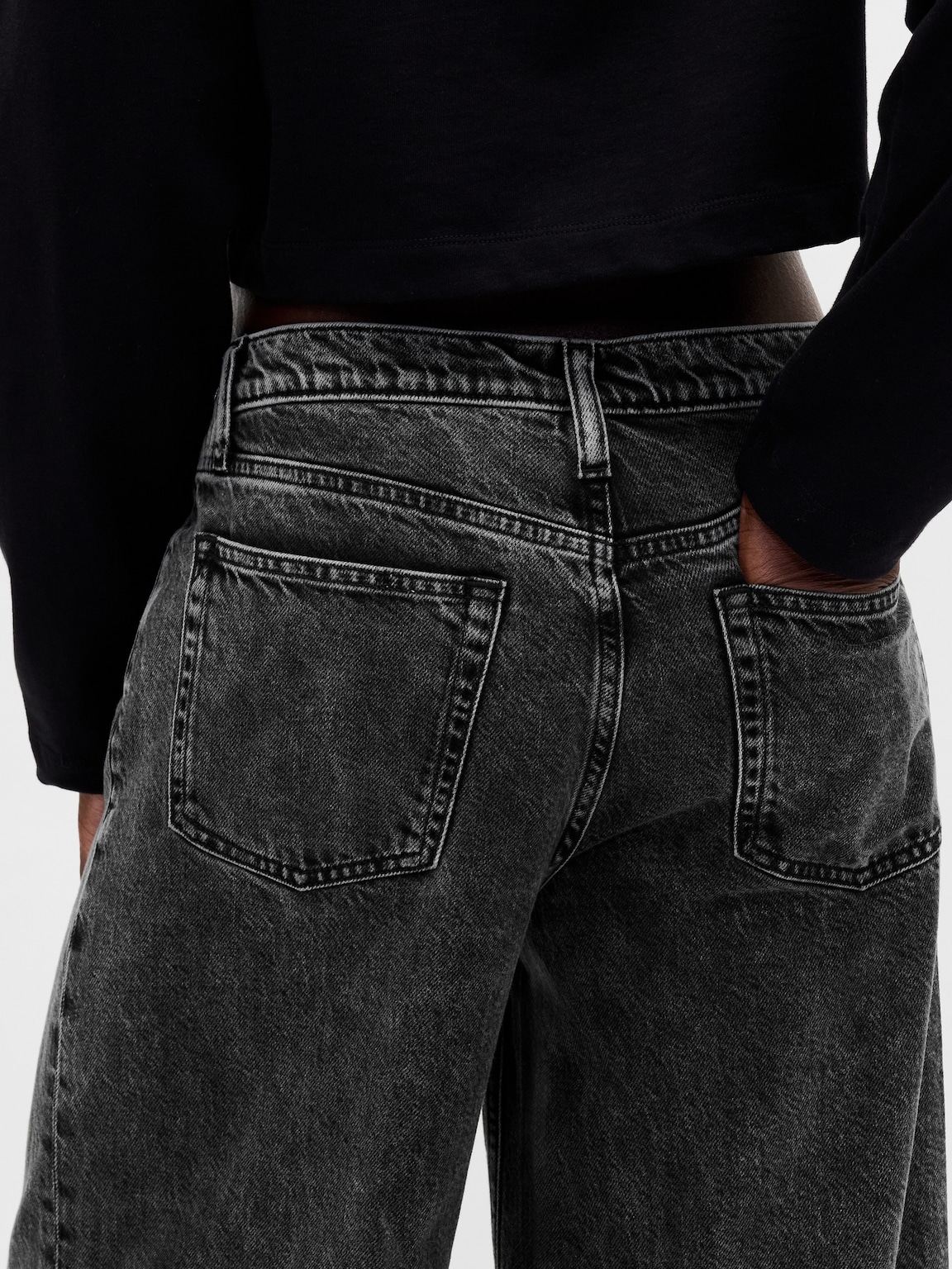 Mid Rise UltraSoft Baggy Jeans