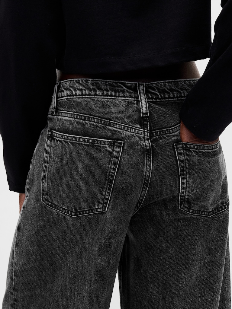 Mid Rise UltraSoft Baggy Jeans