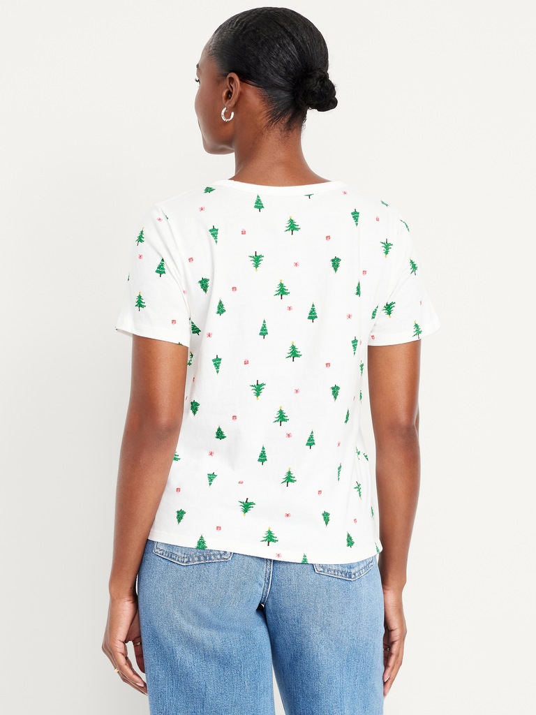 T-shirt passe-partout à col en V