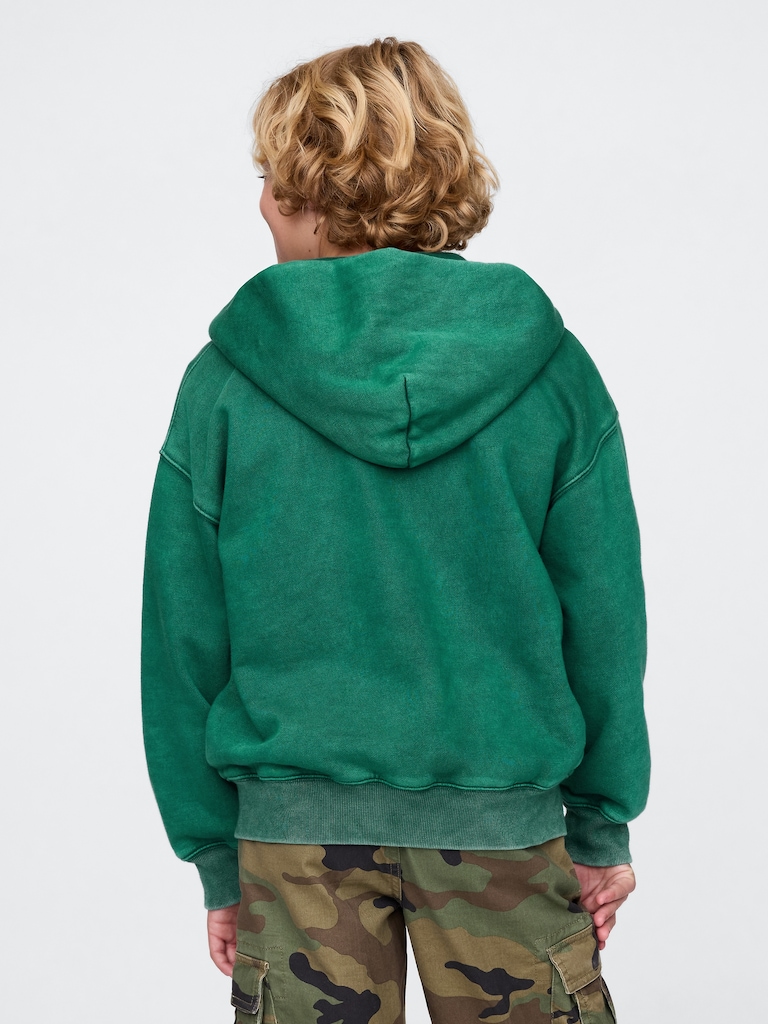 Kids VintageSoft Zip Hoodie