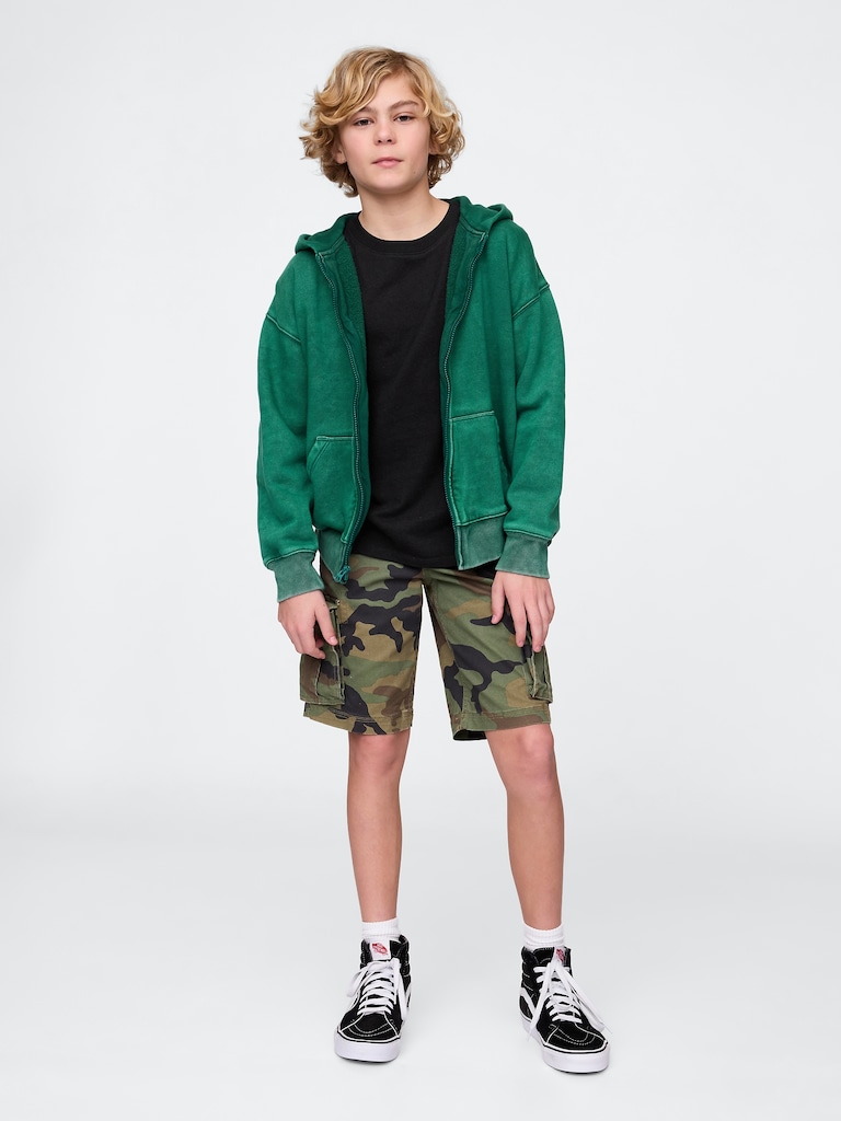 Kids VintageSoft Zip Hoodie