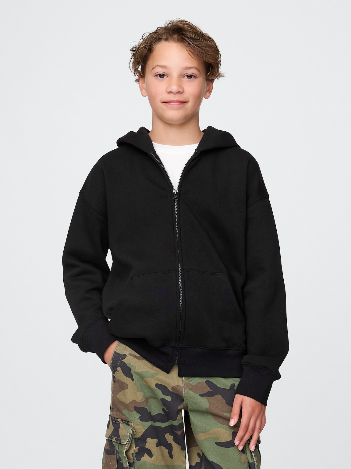 Kids VintageSoft Zip Hoodie