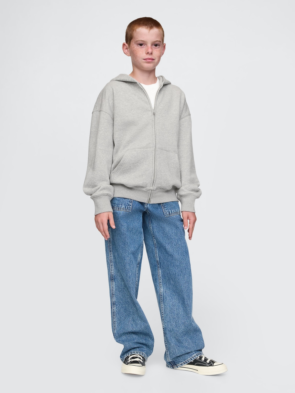 Kids VintageSoft Zip Hoodie