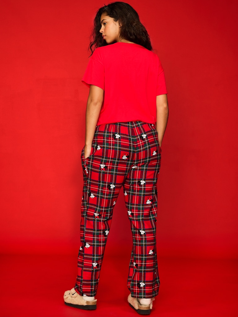 Old Navy x Disney Mid-Rise Printed Flannel Pajama Pants for Women
