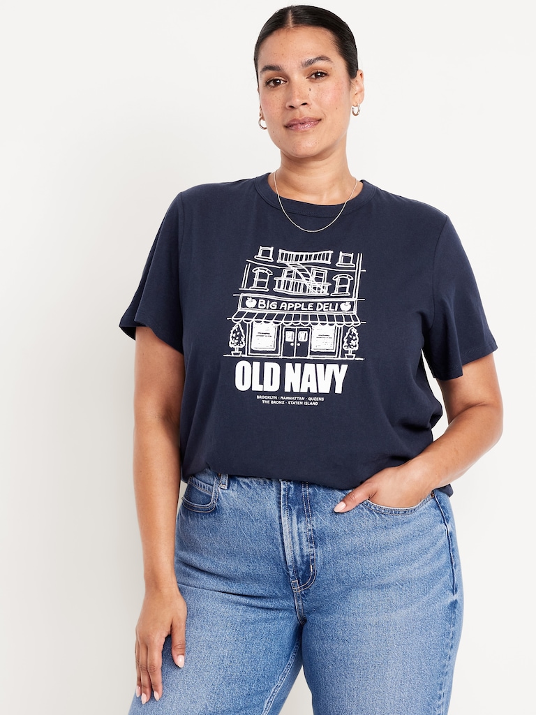 EveryWear Crew-Neck Logo-Graphic T-Shirt