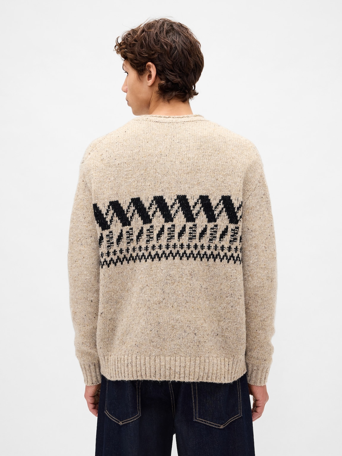 Wool-Blend Roll-Neck Sweater