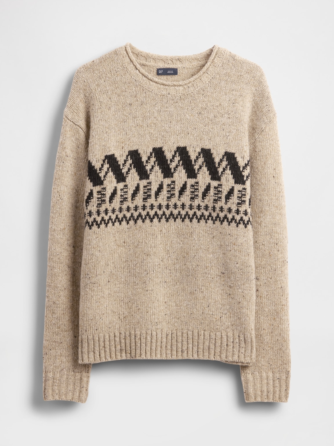 Wool-Blend Roll-Neck Sweater