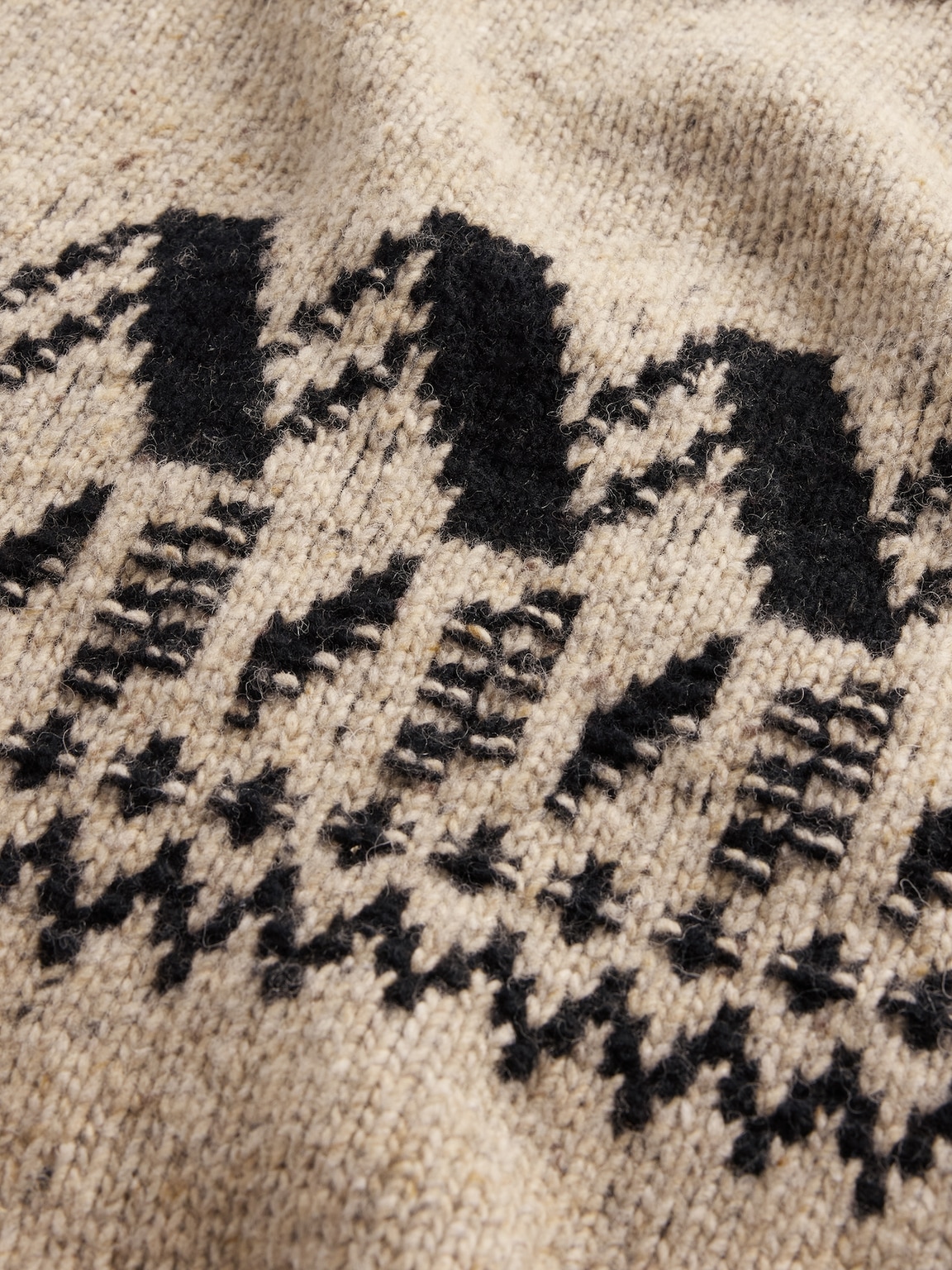 Wool-Blend Roll-Neck Sweater