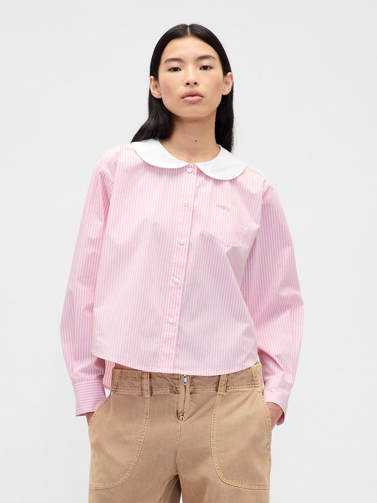 Gap × Sandy Liang Poplin Oversized Shirt