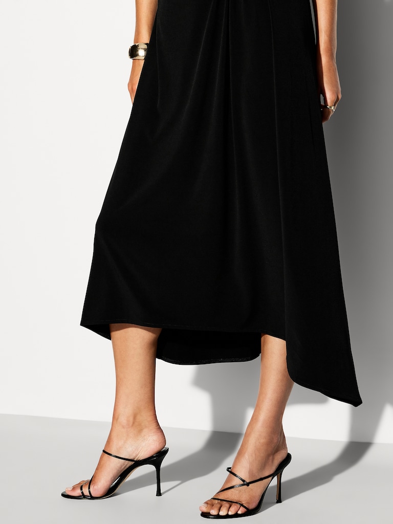 The Occasion by Old Navy Twist-Front Jersey Midi Dress