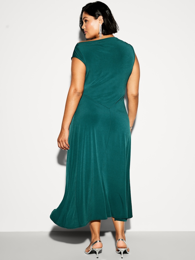 The Occasion by Old Navy Twist-Front Jersey Midi Dress