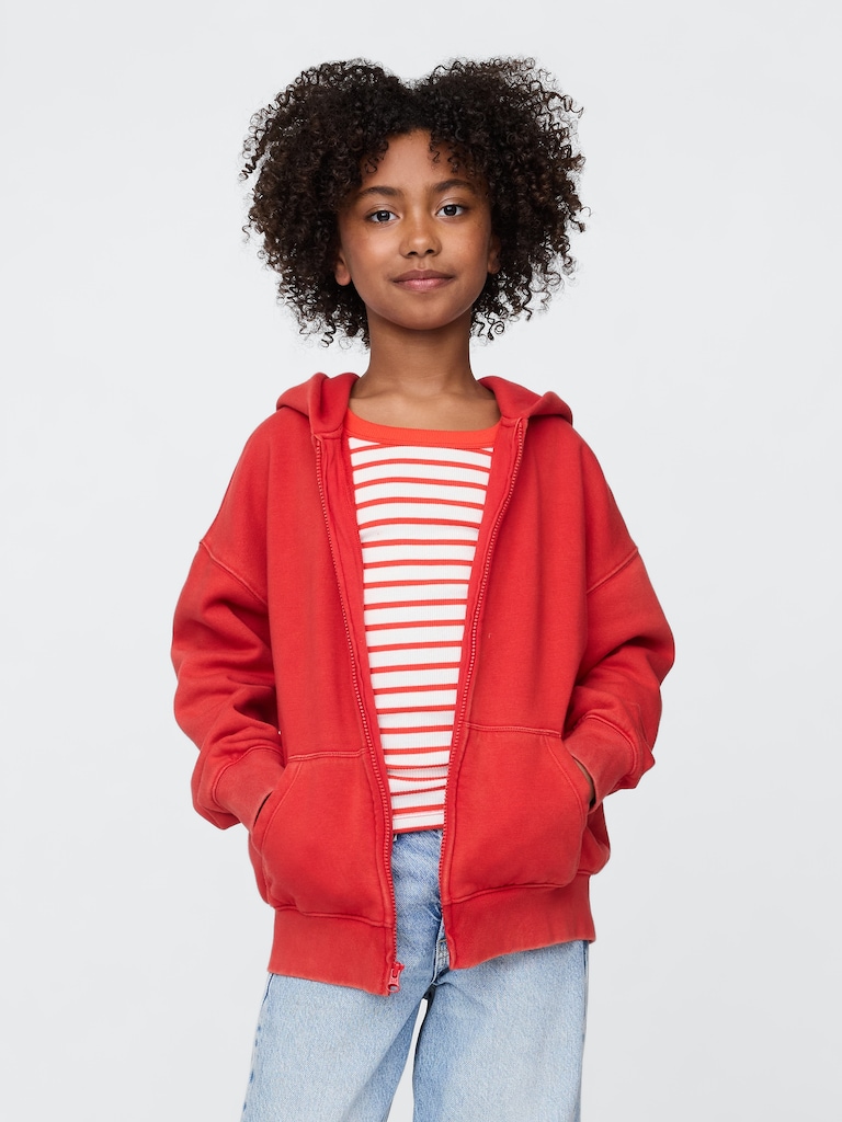 Kids VintageSoft Zip Hoodie