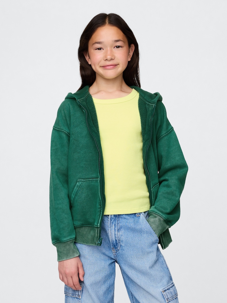 Kids VintageSoft Zip Hoodie