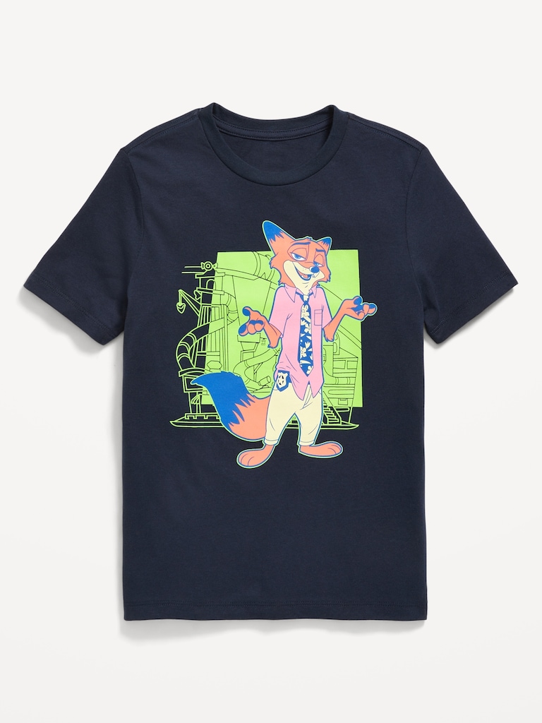 Disney© Zootopia Gender-Neutral Graphic T-Shirt for Kids