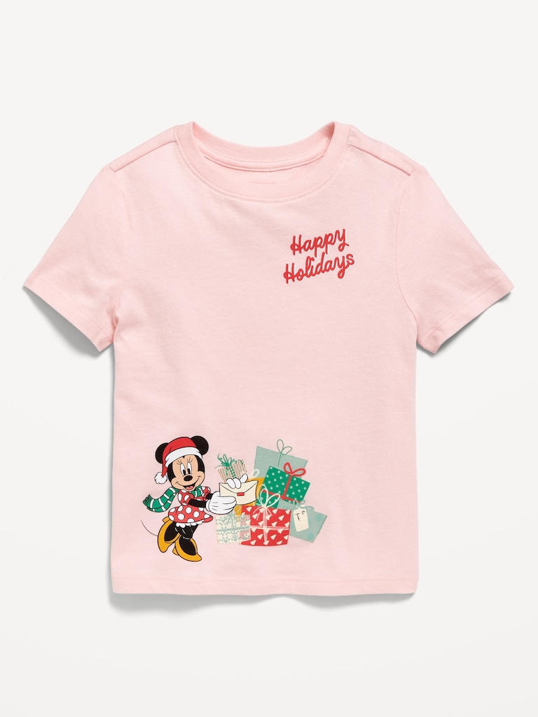 Disney© Minnie Holiday Graphic T-Shirt for Toddler Girls